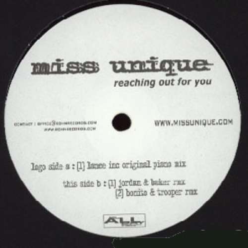 Bild Miss Unique - Reaching Out For You (12) Schallplatten Ankauf
