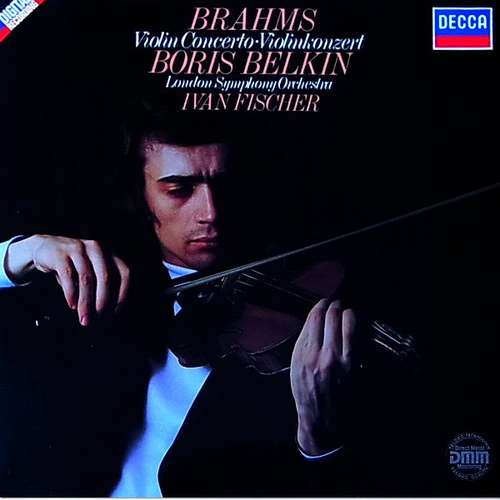 Cover Johannes Brahms - Ivan Fischer - Boris Belkin - The London Philharmonic Orchestra - Violinkonzert D-Dur Op.77 (LP, Album, Dig) Schallplatten Ankauf
