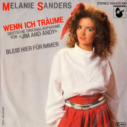 Cover Melanie Sanders - Wenn Ich Träume  (7, Single) Schallplatten Ankauf