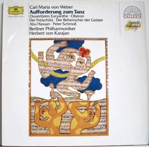 Cover Karajan*, Berlin Philharmonic* - Carl Maria Von Weber. Aufforderung Zum Tanz. Ouvertüren (LP, Dig) Schallplatten Ankauf