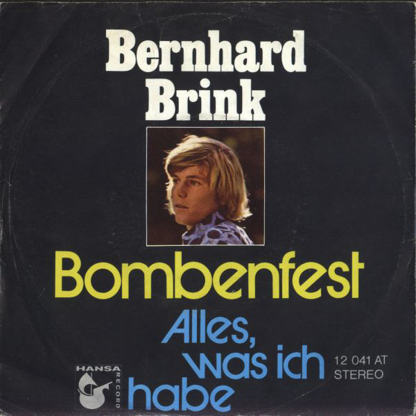 Cover Bernhard Brink - Bombenfest (7, Single) Schallplatten Ankauf