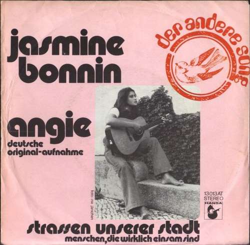 Cover Jasmine Bonnin - Angie (7, Single) Schallplatten Ankauf