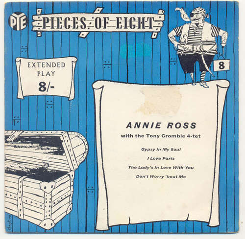 Cover Annie Ross with The Tony Crombie 4-Tet - Annie Ross (7, EP, Mono) Schallplatten Ankauf
