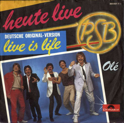 Cover PSB* - Heute Live (7, Single) Schallplatten Ankauf