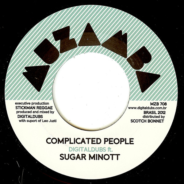 Cover Digitaldubs* Ft. Sugar Minott - Complicated People (7) Schallplatten Ankauf