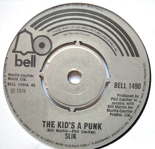 Cover Slik - The Kid's A Punk (7) Schallplatten Ankauf