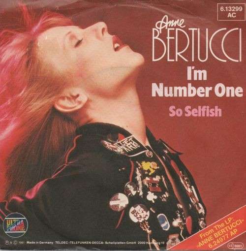 Cover Anne Bertucci - I'm Number One (7) Schallplatten Ankauf