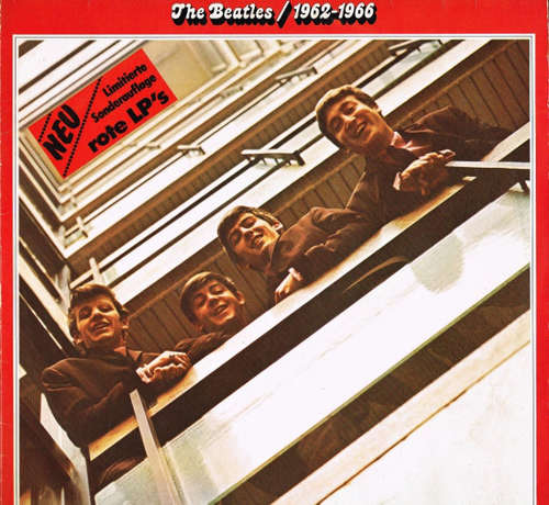 Cover The Beatles - 1962-1966 (2xLP, Comp, Ltd, RE, Red) Schallplatten Ankauf