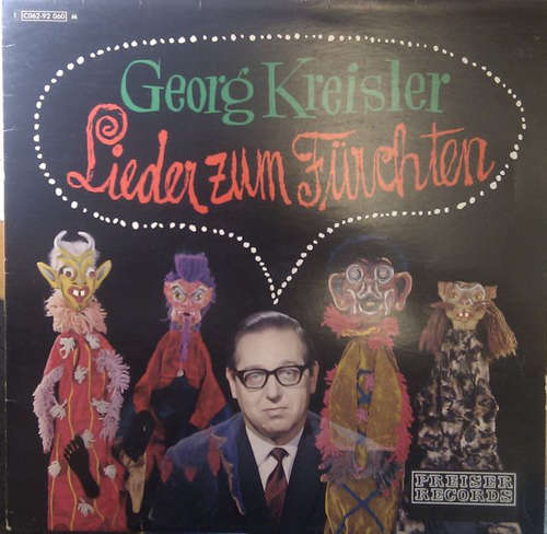 Cover Georg Kreisler - Lieder Zum Fürchten (LP, Album, RE) Schallplatten Ankauf