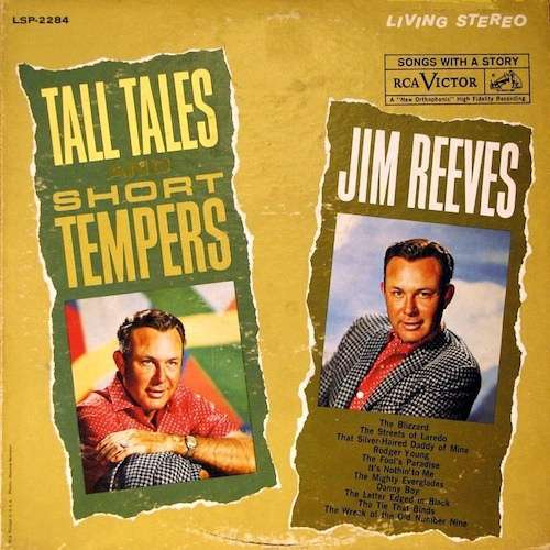 Cover Jim Reeves - Tall Tales And Short Tempers (LP) Schallplatten Ankauf