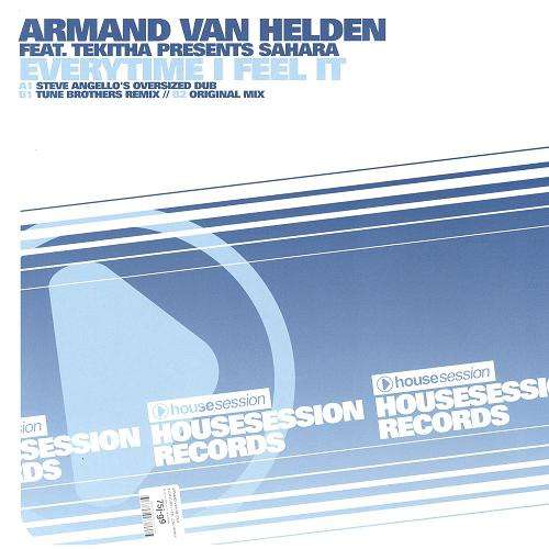Cover Armand Van Helden Feat. Tekitha Presents Sahara (2) - Everytime I Feel It (12) Schallplatten Ankauf