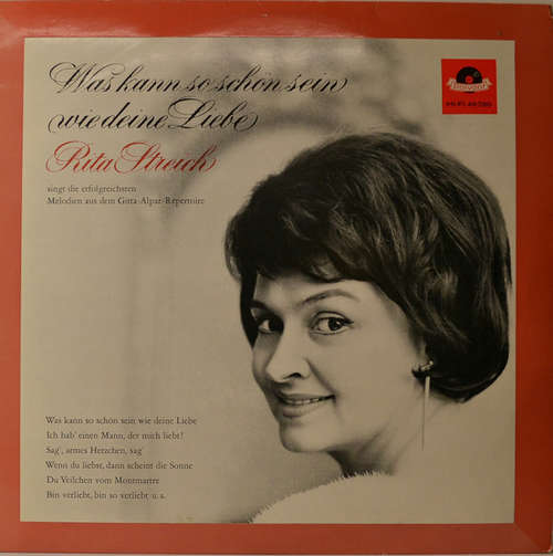 Cover Rita Streich - Was Kann So Schön Sein Wie Deine Liebe (Vinyl, LP) Schallplatten Ankauf