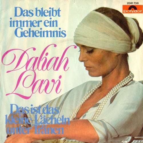 Cover Daliah Lavi - Das Bleibt Immer Ein Geheimnis / Das Ist Das Kleine Lächeln Unter Tränen (7, Single) Schallplatten Ankauf