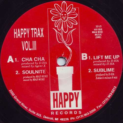 Cover D-HA / Mad Mike* - Happy Trax Vol. III (12) Schallplatten Ankauf