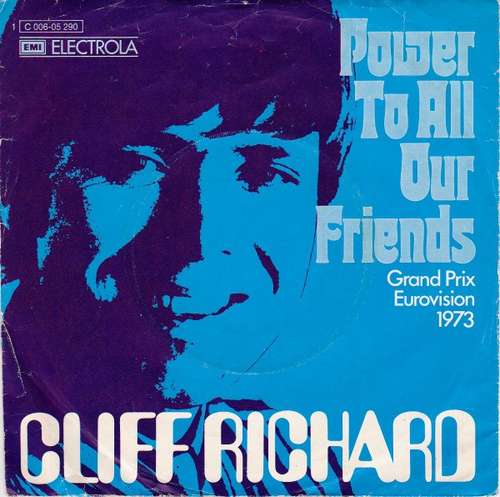 Cover Cliff Richard - Power To All Our Friends (7, Single) Schallplatten Ankauf