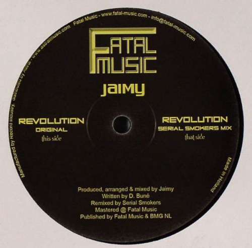 Cover Jaimy - Revolution (12) Schallplatten Ankauf