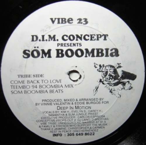 Cover D.I.M. Concept - Söm Boombia (12) Schallplatten Ankauf