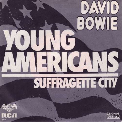 Cover David Bowie - Young Americans (7) Schallplatten Ankauf