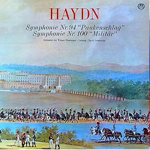 Cover Haydn* : Orchester Der Wiener Staatsoper, David Josefowitz - Symphonie Nr. 94 Paukenschlag / Symphonie Nr. 100 Militär (LP, Album, Mono) Schallplatten Ankauf