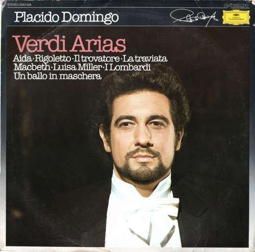 Cover Placido Domingo - Verdi Arias (LP, Comp) Schallplatten Ankauf