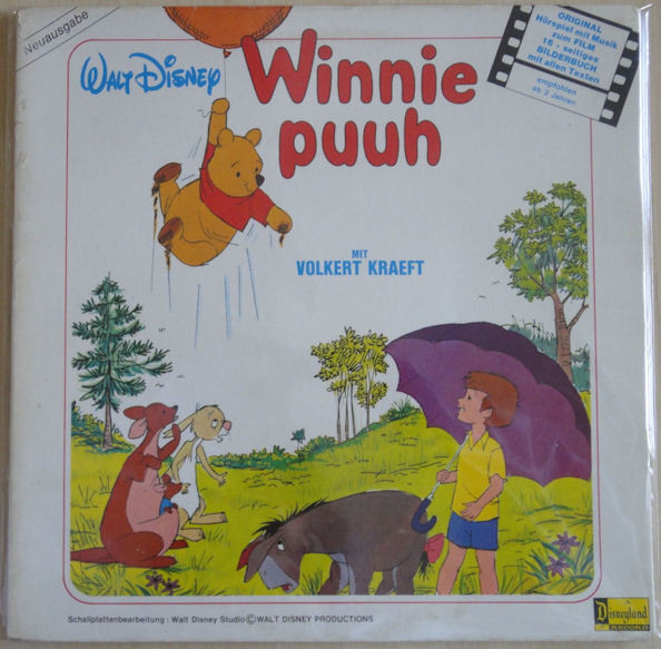 Cover Volkert Kraeft - Winnie Puuh (LP, Album) Schallplatten Ankauf