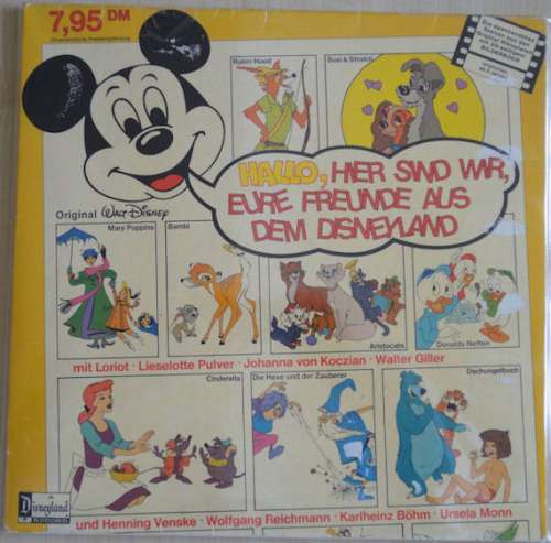 Cover Various - Uns‘re Freunde Aus Dem Disneyland ( Szenen Und Musik Aus Den Original-Hörspielen ) (LP) Schallplatten Ankauf