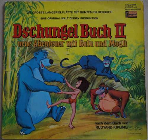 Cover Walt Disney - Dschungel Buch II ... Neue Abenteuer Mit Balu Und Mogli (LP) Schallplatten Ankauf