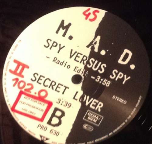 Cover M.A.D. (14) - Spy Versus Spy (12, Single, Promo) Schallplatten Ankauf