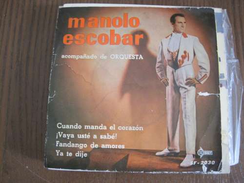 Cover Manolo Escobar - Cuando Manda El Corazón (7, EP) Schallplatten Ankauf