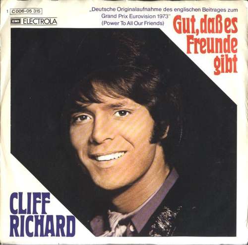 Cover Cliff Richard - Gut, Daß Es Freunde Gibt (7, Single) Schallplatten Ankauf