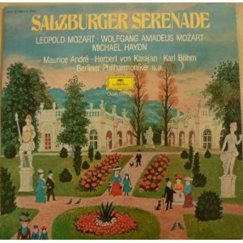 Cover Wolfgang Amadeus Mozart * Karl Böhm * Herbert von Karajan * Berliner Philharmoniker * Wiener Philharmoniker - Salzburger Serenade (2xLP, Comp) Schallplatten Ankauf