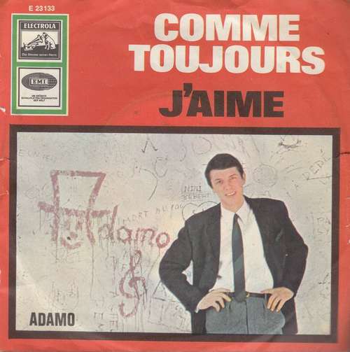 Cover Adamo - Comme Toujours / J'aime (7, Single) Schallplatten Ankauf