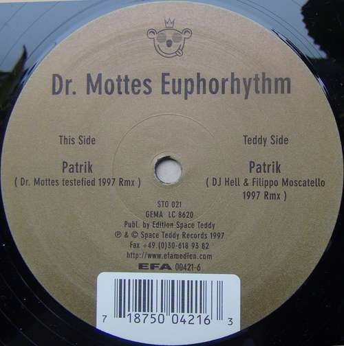 Cover Dr. Mottes*, Euphorhythm - Patrik (12) Schallplatten Ankauf