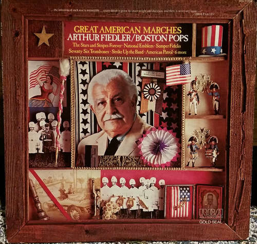 Cover Arthur Fiedler / Boston Pops* - Great American Marches (LP, Album, RE, RM) Schallplatten Ankauf