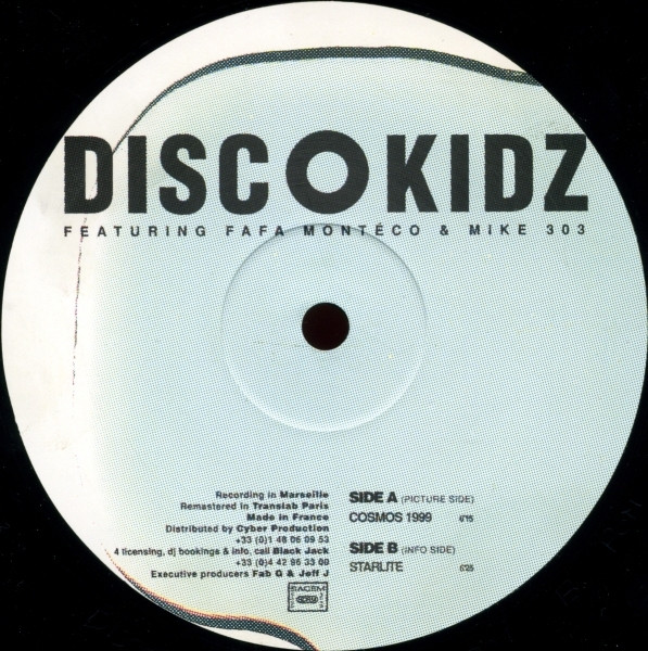 Cover Discokidz* Featuring Fafa Monteco & Mike 303 - Cosmos 1999 / Starlite (12, S/Edition) Schallplatten Ankauf