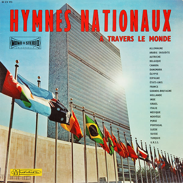 Cover Grand Orchestre International - Hymnes Nationaux - A Travers Le Monde (LP, Album) Schallplatten Ankauf