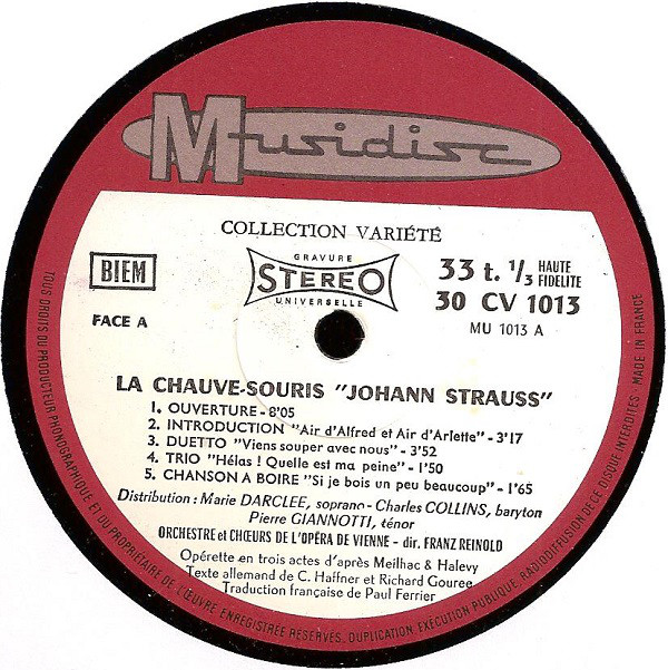 Bild Johann Strauss*, Orchestre* Et Choeurs De L'Opéra De Vienne* - La Chauve-Souris (LP) Schallplatten Ankauf