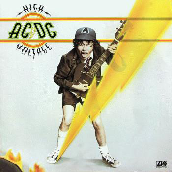 Cover AC/DC - High Voltage (LP, Album, RE) Schallplatten Ankauf
