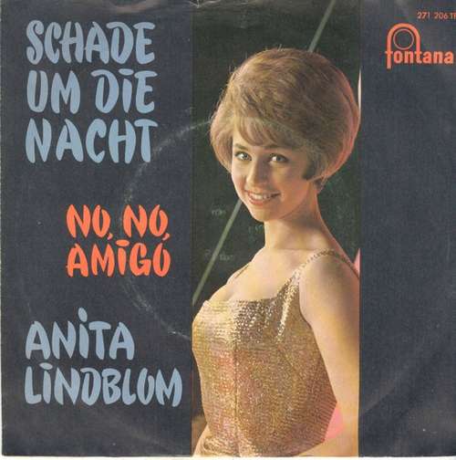 Cover Anita Lindblom - Schade Um Die Nacht (7, Single) Schallplatten Ankauf