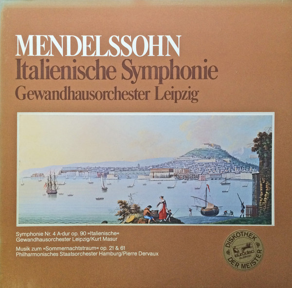 Cover Mendelssohn* - Italienische Symphonie (LP) Schallplatten Ankauf