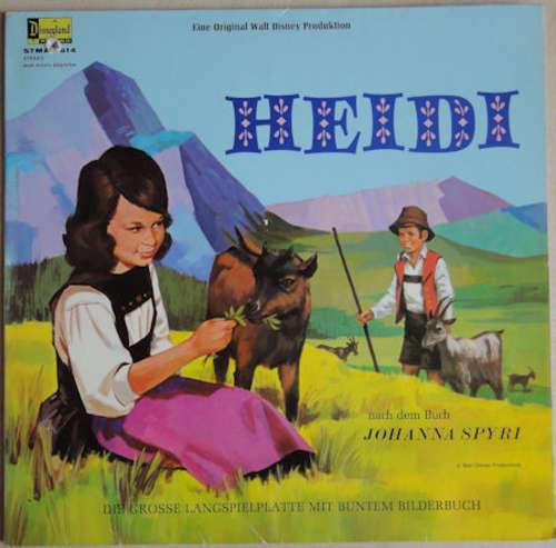 Cover Johanna Spyri - Heidi (Eine Original Walt Disney Produktion) (LP) Schallplatten Ankauf