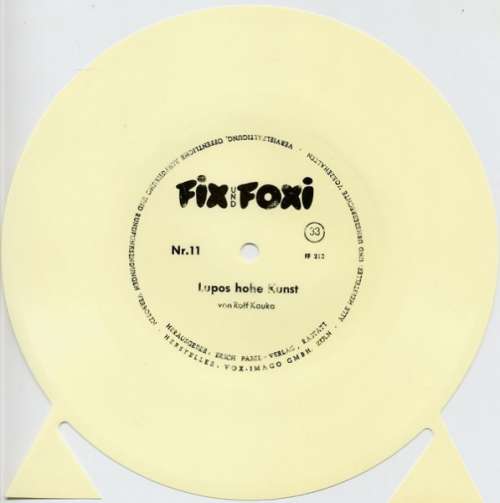 Cover Rolf Kauka - Fix Und Foxi - Lupos Hohe Kunst (Flexi, 7, S/Sided, Whi) Schallplatten Ankauf