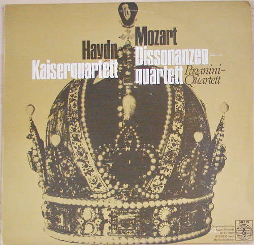 Cover Haydn* / Mozart*, Paganini Quartet - Kaiserquartett / Dissonanzenquartett (LP) Schallplatten Ankauf