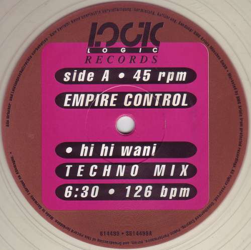 Cover Empire Control - Hi Hi Wani (The Indian Dance) (12, Cle) Schallplatten Ankauf