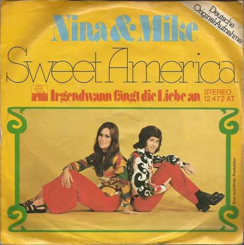 Cover Nina & Mike - Sweet America (7, Single) Schallplatten Ankauf