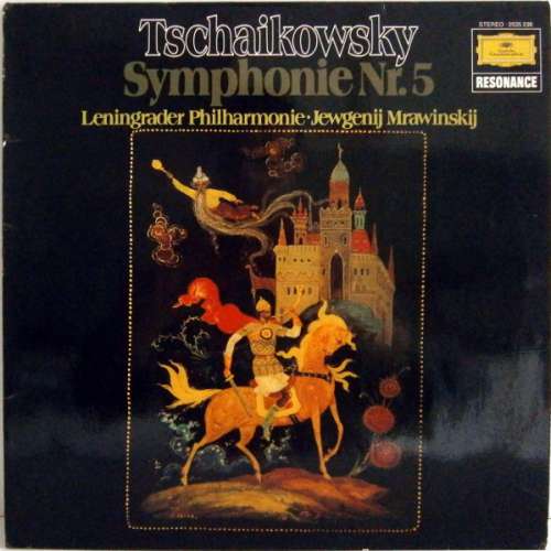 Cover Tschaikowsky* - Leningrader Philharmonie*, Jewgenij Mrawinskij* - Symphonie Nr.5 (LP, RE) Schallplatten Ankauf