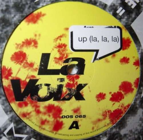 Cover La Voix - Up (La, La, La) (12, Ltd, Yel) Schallplatten Ankauf