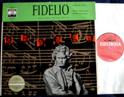Cover Wilhelm Furtwängler, Ludwig van Beethoven - Fidelio (Ausgewählte Szenen) (LP, Mono) Schallplatten Ankauf