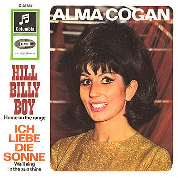 Cover Alma Cogan - Hill-Billy-Boy / Ich Liebe Die Sonne (7, Single) Schallplatten Ankauf