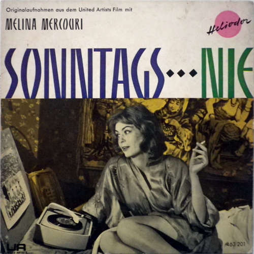 Cover Melina Mercouri - Sonntags...Nie (7, EP, Mono) Schallplatten Ankauf
